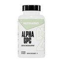 NutraBio Alpha GPC, Brain Support " Mejor función de memoria, 300mg - 60 cápsulas vegetales