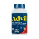 Alimentador de Dolor Advil y Reductor de Fiebre, Medicamento de Alivio de Dolor con Ibuprofeno 200 mg para Dolor de Cabeza, Dolor, Dolor Menstrual y Alivio de Dolor Conjunto - 300 Tabletas Coadas