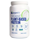 LeanFit Proteína orgánica de base vegetal, desarmado, 21g Vegan Proteína, 26 Serviciones, 1,58 libras (715g) Tub, Caloria baja, libre de soja, libre de gluten, libre de lactosa, libre de azúcar, libre de azúcar