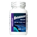 Nattokinase NSK-SD 2,000 Unidades 60 cápsulas - El Superalimento Cardiovascular de Japón - Hecho en los EE.UU. con Nattokinase japonés NSK-SD. El Nattokinase original y más investigado.