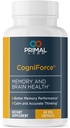 Primal Health CogniForce - Memory & Brain Health - Acetyl L-Carnitine Formula - Mejor rendimiento cognitivo - Clarity + Focus + Mejor recuerdo + Pensamiento calmado - Suplemento dietético - 60 cápsulas