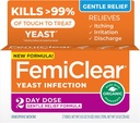 FemiClear Gentle Relief Formula 2 Day Infection Treatment, Gentle Formula for More Sensitive Individuals, All-Natural Ingredients Ointment + External Itch Relief Ointment, Feminine Care Products