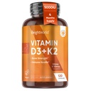 WeightWorld Vitamin D3 K2 5000IU Capsules for Bone Strength, Teeth, Immune Health & Maximum Calcium Absorption - 120 Ct - K2 D3 Vitamin Supplements - Vegan D3 and K2 Supplements, Non-GMO, Gluten-Free