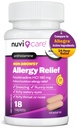 Fexofenadine 180mg 24 horas - Fexofenadine Hydrochloride 180 mg Antihistamine for Alergy Relief, Hives, Runny Nose, Itching, Compare con Allegra 24 horas Non Drowsy Allergy Medicine (18 Conde)