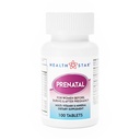 GeriCare Multivitamina prenatal por HealthStar para la madre sana y el bebé - Folate + Vitamina C + Vitamina D + Hierro + Calcio + B12-100 Cuadros