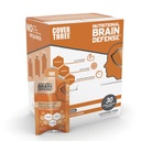 Cubierta Tres Defensa Cerebro Omega 3 Fish Oil, Suplemento Nutricional Cerebro con Curcumin, Uridine, Orange Slice Liquid Omega 3 DHA EPA Fórmula, Suplemento Nootrópico para Atletas