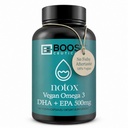 BoostCeuticals Vegan Omega 3 Suplemento 500mg Dha Epa Vegan Softgels - No Stearates Non GMO Gluten Free ← 60 Ct Heart and Brain Health