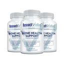 Investigación Bono Verificado Soporte de Salud - Masa de Hueso Rebuild - Complejo de calcio triple, Vitamina D3, Vitamina K2, Isoflavonas de Soya, BioPerine - 180 Tabletas - 3 Mes de Suministro