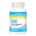 Suplemento de calcio del siglo XXI, 600 mg, 75 conteo