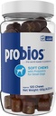 Probios para perros Mandíbulas suaves, Probióticos para perros, Suplemento diario para Gut Health, Digestión &amp; Apoyo inmunitario, Pequeñas razas, 4.23oz