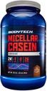 BODYTECH Micellar Casein Protein Powder, Slow Release for Overnight Muscle Recovery - 24 Grams of Protein per Serving - Rich Chocolate (2 libras)