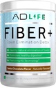 Proyecto AD Fiber+ Suplemento de fibra - Apoya Gut Health and Digestive Regularity, Fiber es grande para la pérdida de peso, Detox, Vegan Friendly - Fiber Powder, 16.4 Oz (Chocolate)