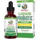 MaryRuth Orgánicas USDA Orgánica Liquid Probiótico Silencio Salud Digestiva Silencio Probióticos para Mujeres, Hombres, Niños Silencio Acidophilus Probiótico Silencio Vegan Silencio Viajes Amistosos 20 Servimientos