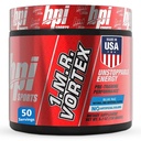 BPI Sports 1.M.R Vortex Pre Workout Powder – High Stim Preworkout for Men &amp; Women with Glycerol, Caffeine, Niacin, and Herbal Extracts – Energy, Focus &amp; Endurance – Blue Raz Flavor – 50 Servings
