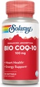 SOLARAY Bio CoQ-10 100 mg TENIDO Absorción mejorada TENIDO Vitaminas A &amp; E TENIDO Saludable Corazón &amp; Cellular Energy Support (30 CT)