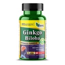 Estados Unidos Medic &amp; Science Ginkgo Biloba 60mg (60 Softgels) ← Brain Booster Suplemento para Hombres y Mujeres ← Mind Enhancer con Herbal Leaf Extract