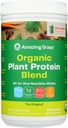 Increíble Grass Planta Orgánica Proteína Blend: Polvo de Proteína Vegan, Nueva Fórmula Superalimentaria Proteína, Agitación Nutricional Todo-In-One con Root de remolacha, Original, 22 Actuaciones