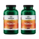 Swanson Niacin (B3) Cardio Health Support Carbohydrate Metabolism 500 Milligrams 250 Capsules (2 Pack)