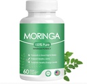 Organic Moringa Capsules - 800 mg Pure Moringa Powder - Nutrient-Dense Superfood for Energy - Moringa Capsules - 60 Capsules