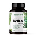 EMERALD LABS Reflux Health - Indigestión " Heartburn Relief with Mucosave FG, DGL, Aloe Vera, Probiotics, Digestive Enzymes " Más* - 60 Vegetable Capsules (30-Day Supply)
