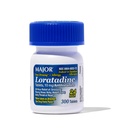 Alergia Mayor Loratadine 10 mg Tabletas - Alergia no Hombrosa Medicina para Adultos y Niños Edades 6+ - Promueve Alivio de Alergia 24 horas - Tablas de Alergia diaria - Antihistamínico - 300 Cuadros