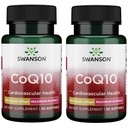 Swanson CoQ10 - Ayuda a promover la salud del corazón, el apoyo energético, " Ayuda al sistema cardiovascular general Salud - Ayuda a mantener la coenzima Q10 Suplemento - (30 Softgels, 400 mg cada uno) (2 Pack)