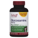 Schiff Glucosamine 1500mg Plus MSM 1500mg y ácido hialurónico, 150 tabletas - Suplemento Conjunto