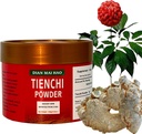 100g (3.5oz) 三100% Pure Tienchi Powder Pseudoginseng Notoginseng Sanqi Powder Tienchi Ginseng Powder