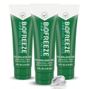 Biofreeze Dolor de Alivio de Dolor de rodillas, cuello, cadera, articulación, hombro, " Sencillo Dolor de Dolor, Alivio del Musculo del Fuego, Alivio del Musculo del Grifo, Pulsera 4 Fl Oz (Pack of 3)