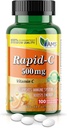America Medic &amp; Science Rapid-C 500mg Suplemento - Vitamina C para el Boost, Immune System Support, Anti-Oxidant