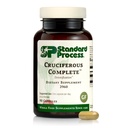 Proceso estándar Completo crucifero - Antioxidante integral de alimentos, detox y hígado Apoyo con vitamina K, mangueras orgánicas y borlas - 90 cápsulas
