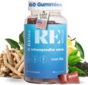 Ashwagandha & Vitamina D Gummies ← Suplementos dietéticos ← KSM 66 Ashwagandha for Calmness Support 300mg  L-Theanine Lemon Balm ← Natural Herbal Non-GMO Sugar Free Gluten Gelatin Free ← 1 Pack