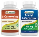 Best Naturals L-Carnosine 500 mg & Acetyl L-Carnitine 500 Mg