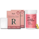Rael Bundle - PMS Suplemento para Mujeres (28 Capsules) " Herbal Calefacción Patches (pequeña, 8 Cuenta)