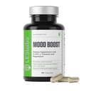 LES Labs Mood Boost – Stress Relief, Mood Support, Deep Relaxation & Better Sleep – 5-HTP, Ashwagandha, Rhodiola Rosea, Magnesium, L-Theanine & GABA – Suplemento no GMO – 60 cápsulas