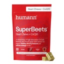 humanN SuperBeets Heart Chews Advanced - 100mg de CoQ10 Plus Beetroot &amp; Grape Seed Extract, 60 Cuenta