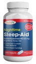 HealthPharma Nighttime Sleep-Aid, Diphenhydramine HCL Caplets, 25 mg (Blue), 600 Conde