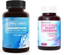 BioEmblem Probióticos de Belleza Complejos de Magnesio Triple Complejo de Mujeres - 120 Pieza