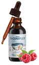 Maxi Health Kids Raspberry Liquid Vitamin B Complex - Vitamin Supplement with Vitamin B12 - Sublingual B Vitaminas Complex Drops for Kids with B1 B2 B3 B5 B6 Biotin Folic Acid - 2 fl.