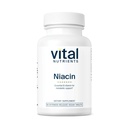 Nutrientes vitales Niacin 500mg  Timed-Release Niacin Suplemento para Hombres &amp; Mujeres Vida Vitamina B3 Soporta Salud cardíaca y Proteína &amp; Metabolismo grasa TEN Gluten, Lácteos, Soy Gratis ← No-GMO Silencioso 90 Tablets