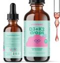 JoySpring Vitamin D Drops for Toddlers to Support Growth, Bone, and Immune Health, Kids Zinc Supplements - Elderberry with Zinc Liquid and Daily Complex B Vitaminas con Vitamina B2, B6, B12 y B5