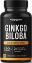 Natgrown Ginkgo Biloba 120mg - Extra Strength Ginkgo Biloba Extract Capsules - 120 Conde