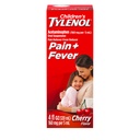 Tylenol Líquido de la Suspensión Oral Medicina, Acetaminofén Dolor de Dolor " Reductor de fiebre, Aspirina-, Ibuprofeno- " Sin alcohol, Cereza, 4 Fl. Oz