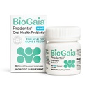 BioGaia Prodentis ← Probióticos Orales  Promueve Gums saludables " Teeth TEN Defends Against Bad Breath " Problemas dentales ← Mejora la salud oral ← Mint Flavored ← 30 Dental Probiotic Lozenges