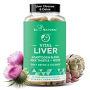 Vital Liver Cleanse Detox " Repair - 9-in-1 Liver Support Supplement - Milk Thistle, Artichoke Extract, Turmeric, Adaptogens - Optimal Liver Function and Digestive Health - 60 Vegetarian Soft Capsules