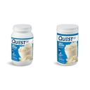 Quest Vanilla Milkshake Protein Powder Bundle, 24g Protein, 1g Sugar, 3 &amp; 1,6 libras, Low Carb, Gluten Free, 43 &amp; 23 piezas