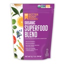 BetterBody Foods Organic Superfood Powder con proteína, vitaminas C, E y B12 (12.7 oz).