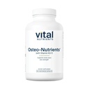Nutrientes Vitales Osteo-Nutrients ← Vitamin K2 + D3, Calcio y Magnesio para Bone & Heart Support* ¦ Vegetarian Supplement ← Gluten, Dairy, Soy Free tención 180 Capsules