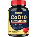 DRFOSTER Coq10 200mg, Coenzyme Q10 para la producción de energía antioxidante, 6X Absorción superior Cq10 con vitamina E " PQ " Black Pepper Extract, Co q 10 Suplemento 120 Servings