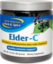 NORTH AMERICAN HERB &amp; SPICE Elder-C - 3 oz. - Elderberry Concentrate - Immune Support, Healthy Respiratory Response - Non-GMO, Gluten Free - 42 Servings